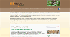 Desktop Screenshot of hollandbees.org
